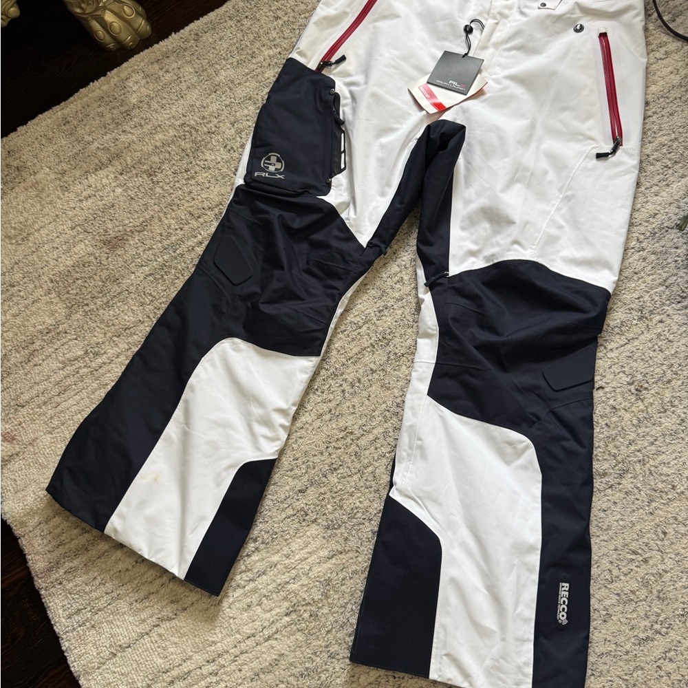 Ralph Lauren navy  and White ski Cargo Pants